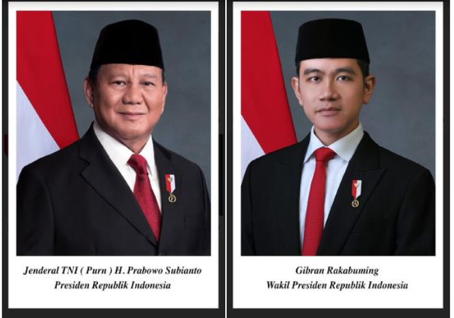 Prabowo Subianto dan Gibran Rakabuming Resmi Dilantik Sebagai Presiden dan Wakil Presiden RI